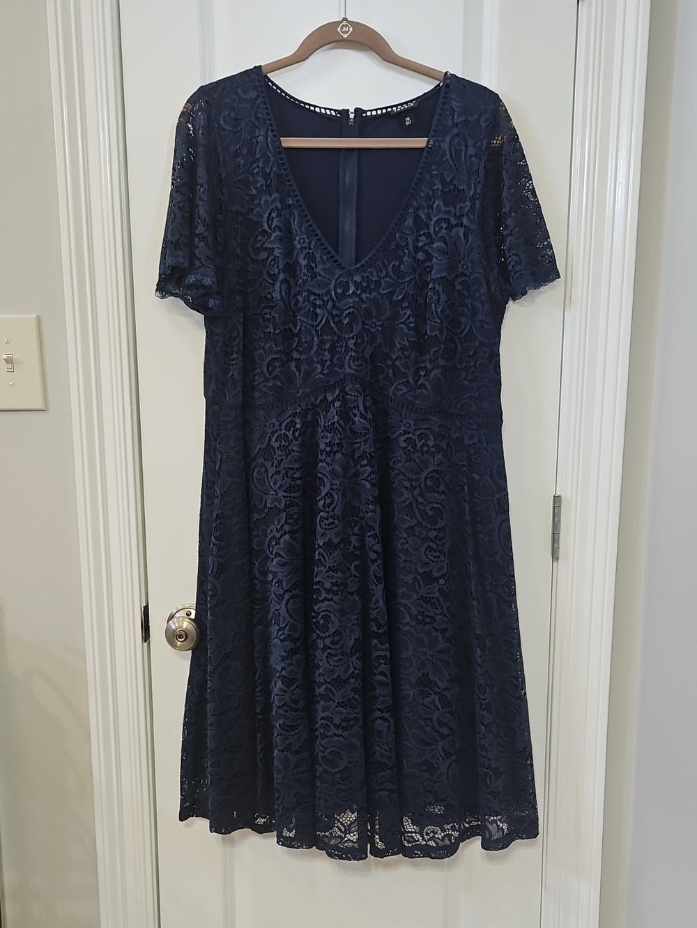 torrid Navy Lace Midi Dress
